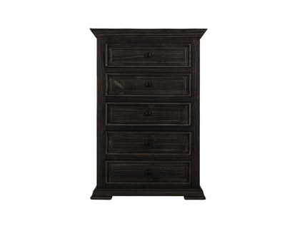 Terra - 5-Drawer Chest - Tricorn Black