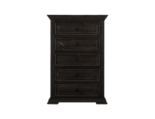 Terra - 5-Drawer Chest - Tricorn Black