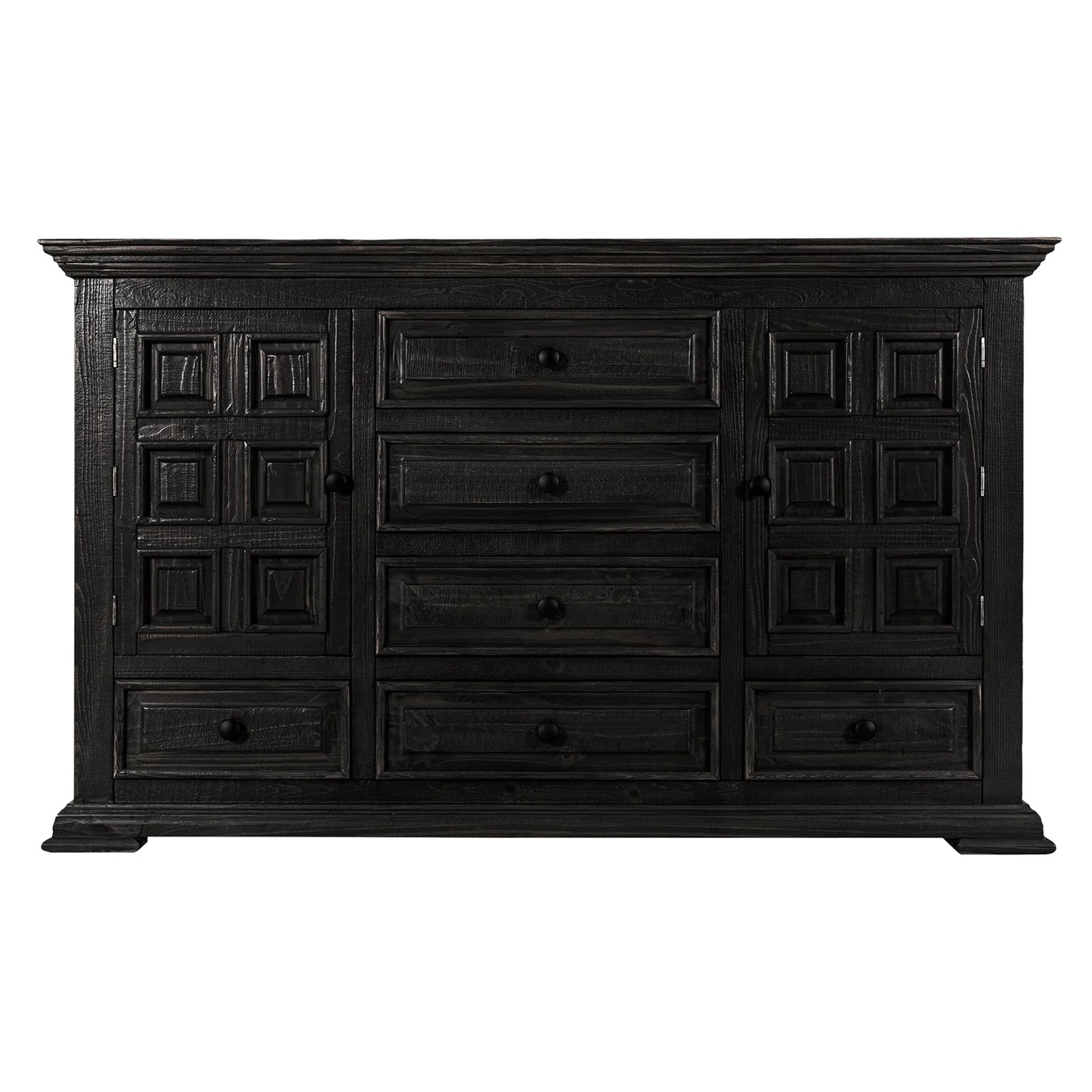 Terra - Dresser With 6 Drawer And 2 Doors - Tricorn Black