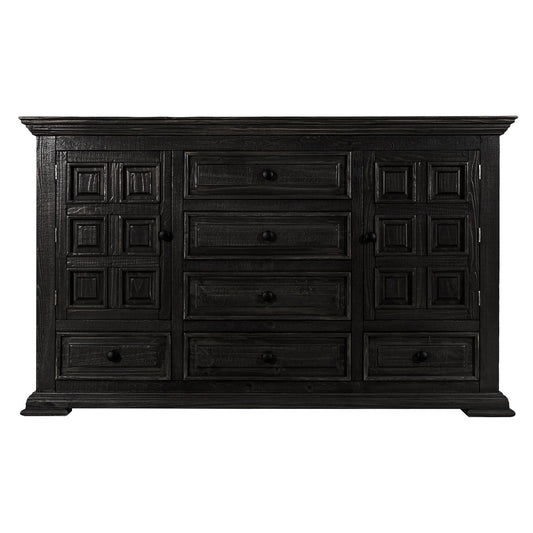 Terra - Dresser With 6 Drawer And 2 Doors - Tricorn Black