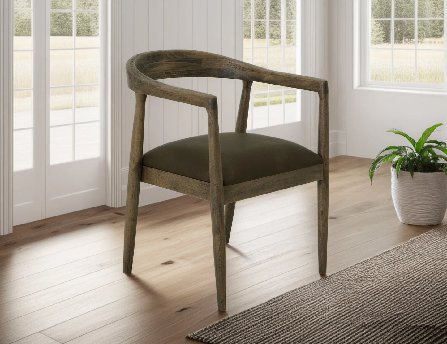 Natural Teca - Chair - Peanut Brown