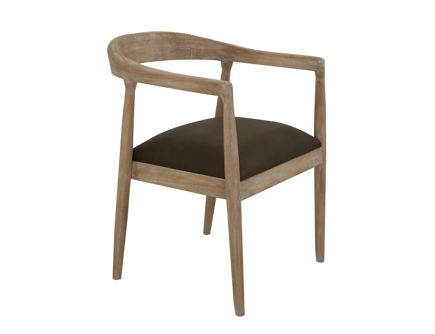 White Teak - Chair - Ivory White