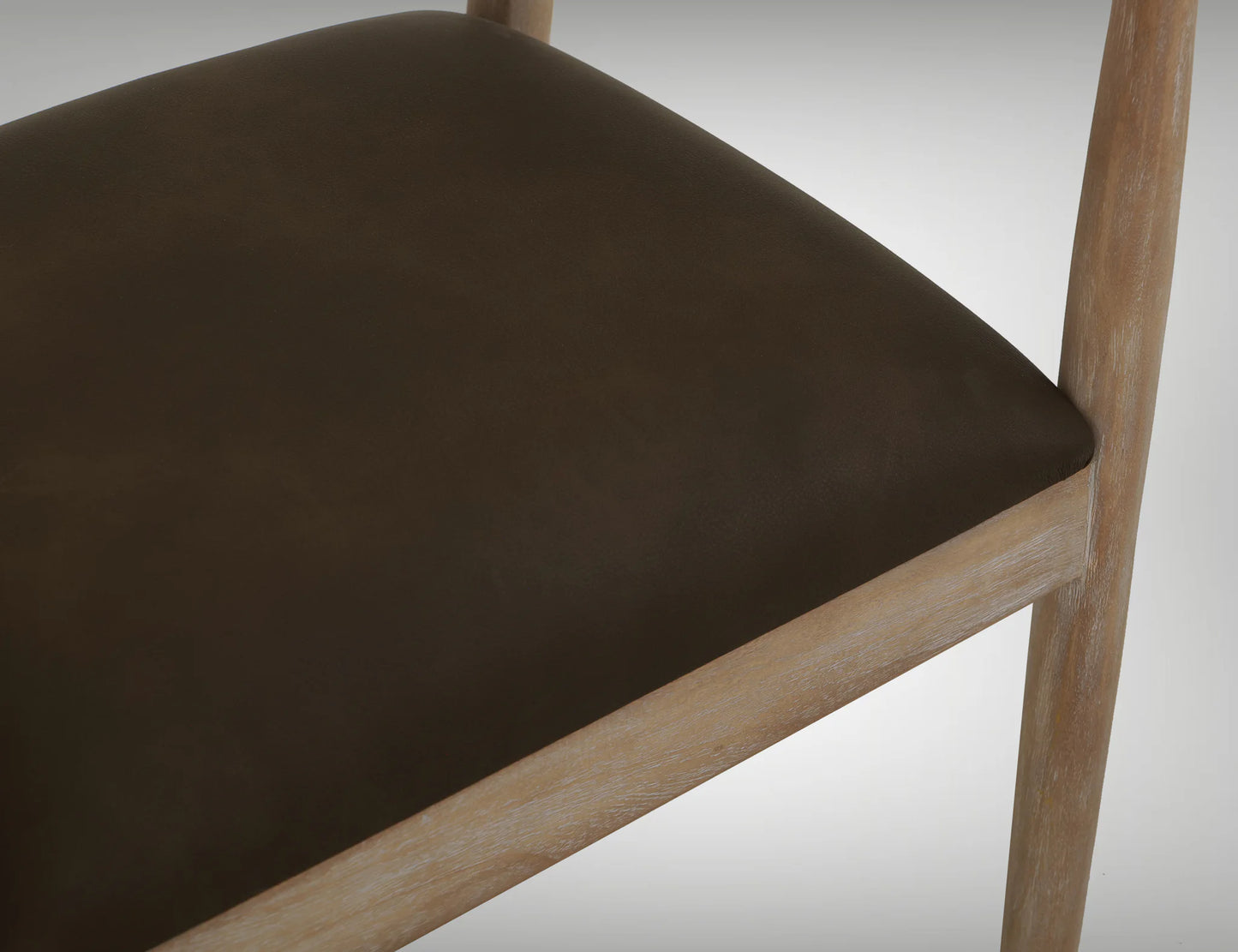 White Teak - Chair - Ivory White