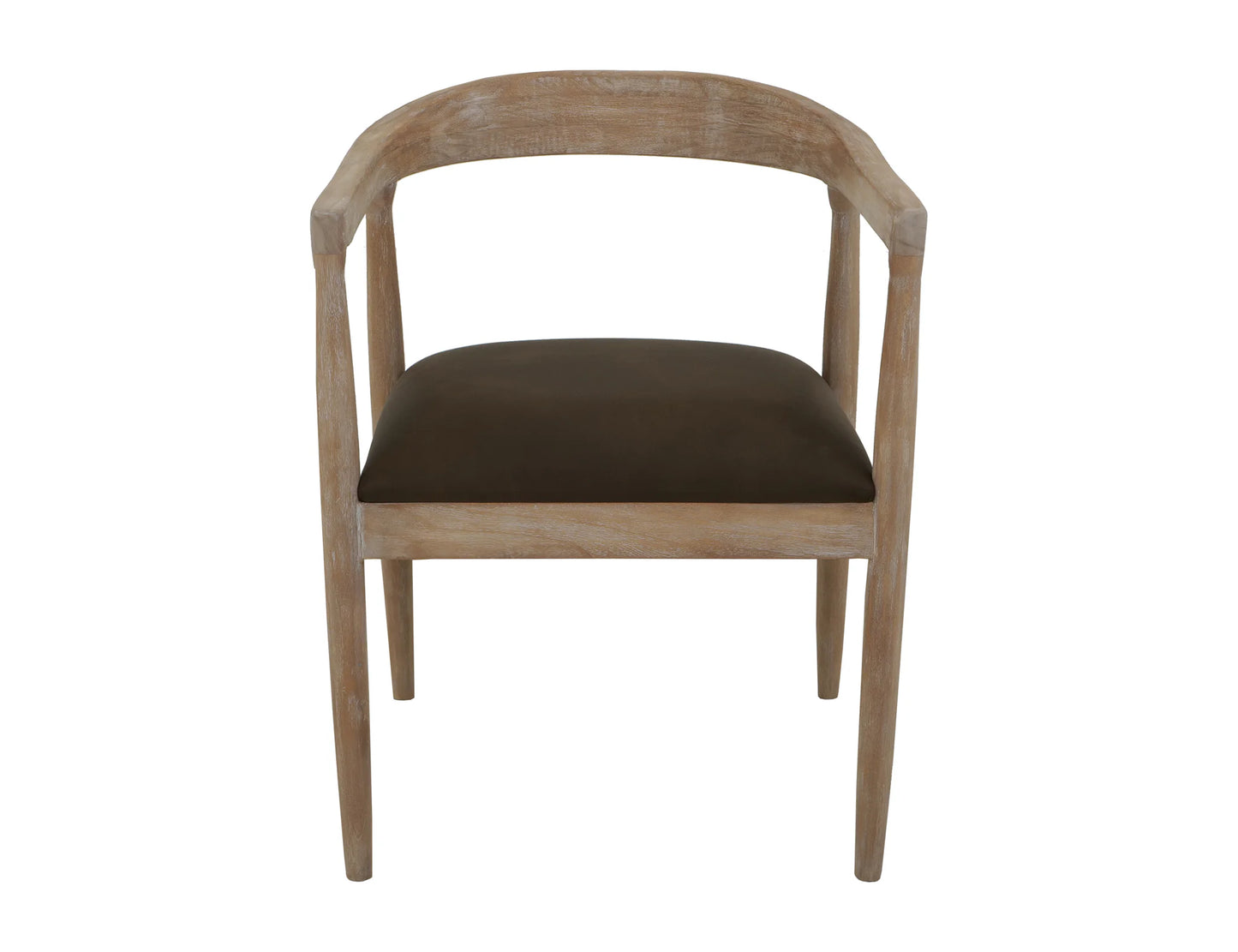 White Teak - Chair - Ivory White