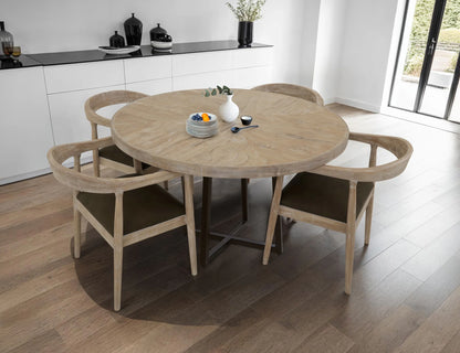 White Teak - Chair - Ivory White