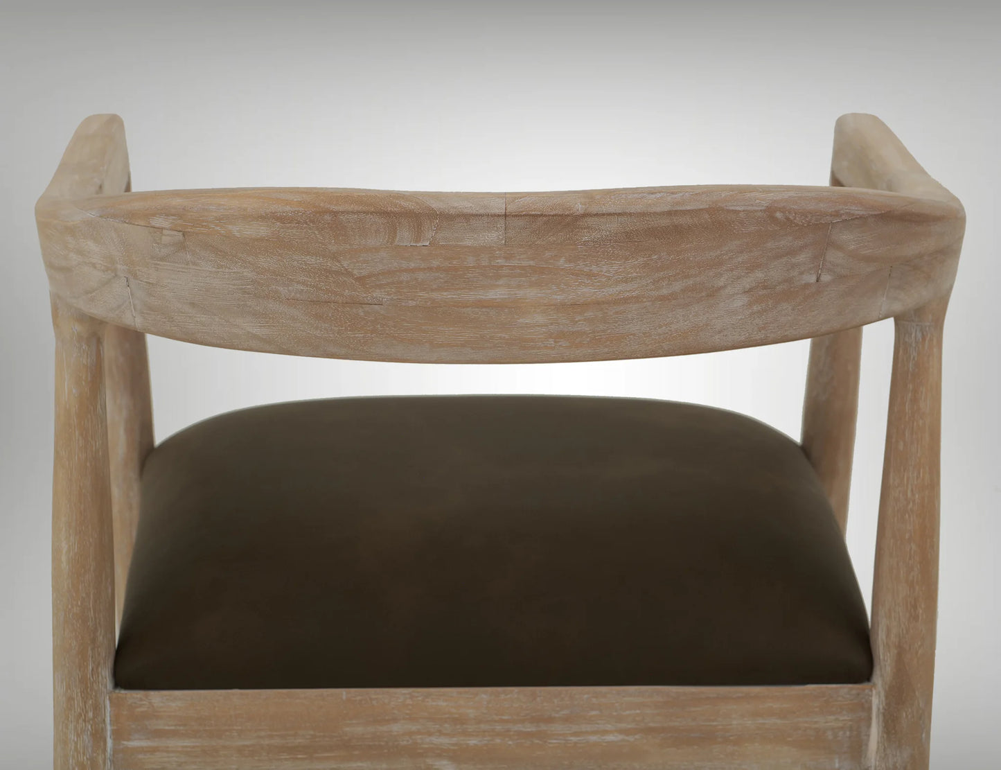 White Teak - Chair - Ivory White