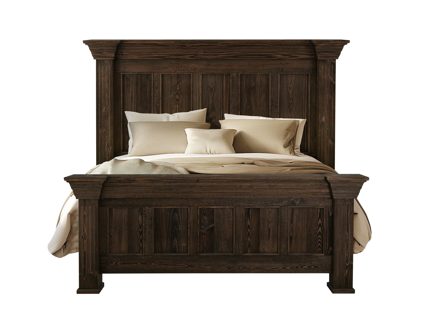Desire - King Bed - Mahogany Brown