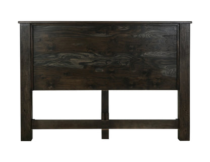 Dark Teak - King Bed - Oil Black