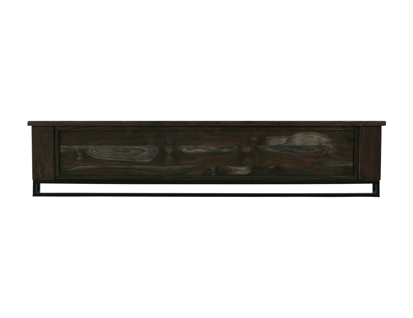 Dark Teak - King Bed - Oil Black