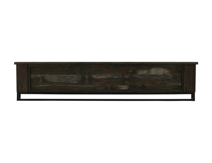 Dark Teak - King Bed - Oil Black