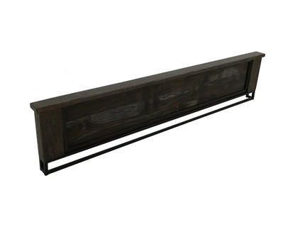 Dark Teak - King Bed - Oil Black