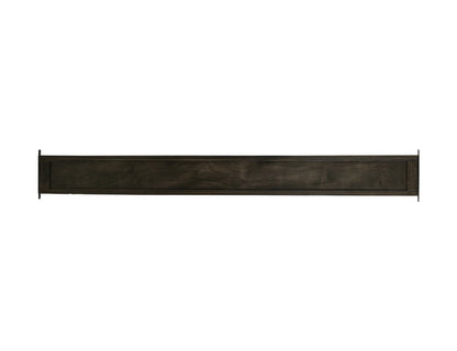 Dark Teak - King Bed - Oil Black