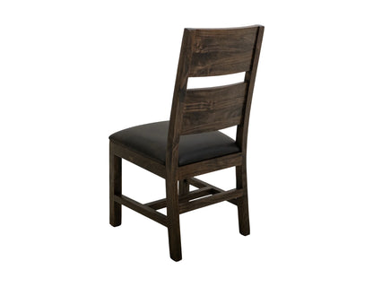 Dark Teak - Chair (Set of 2) - Oil Black
