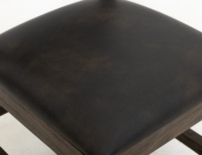 Dark Teak - Chair (Set of 2) - Oil Black