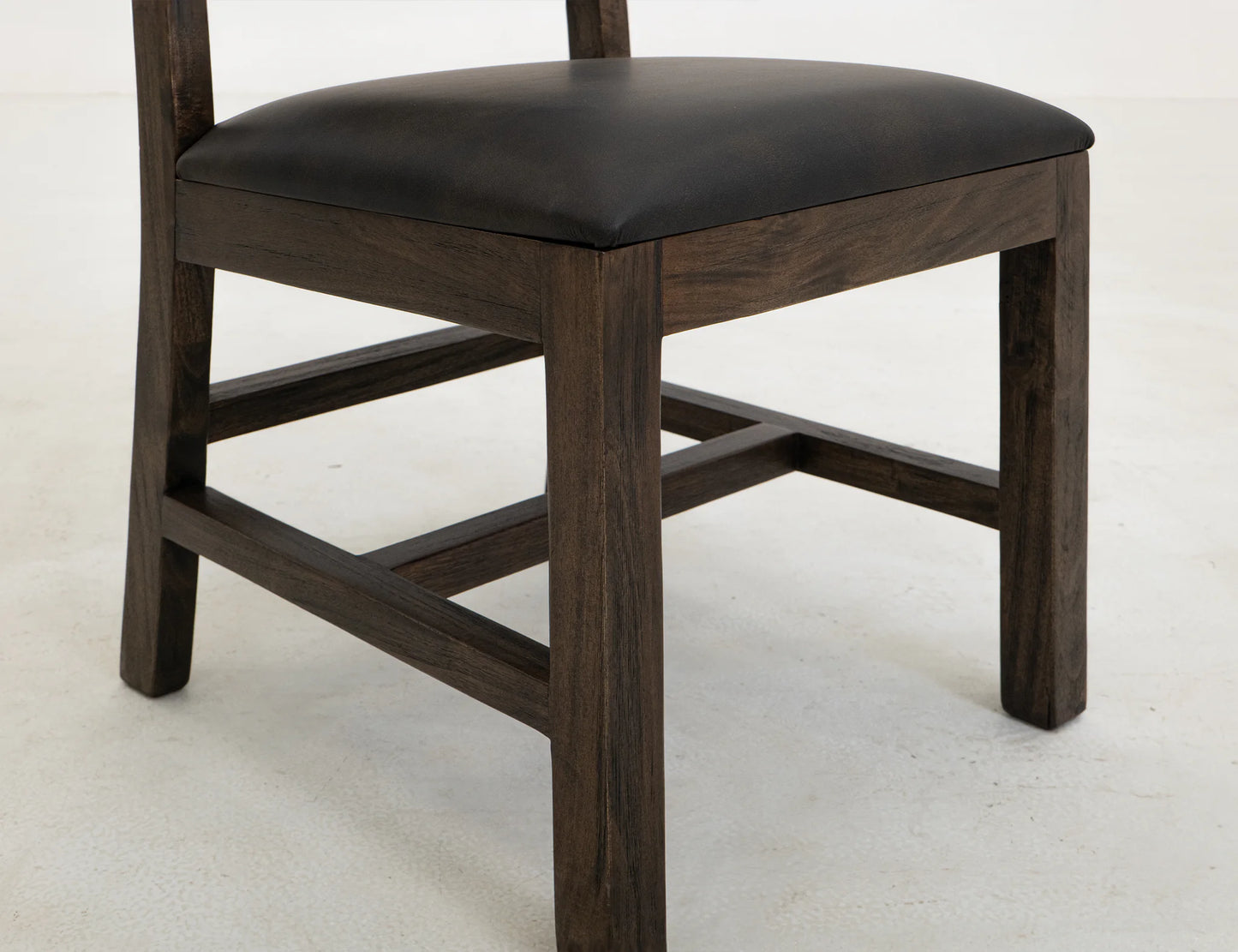 Dark Teak - Chair (Set of 2) - Oil Black