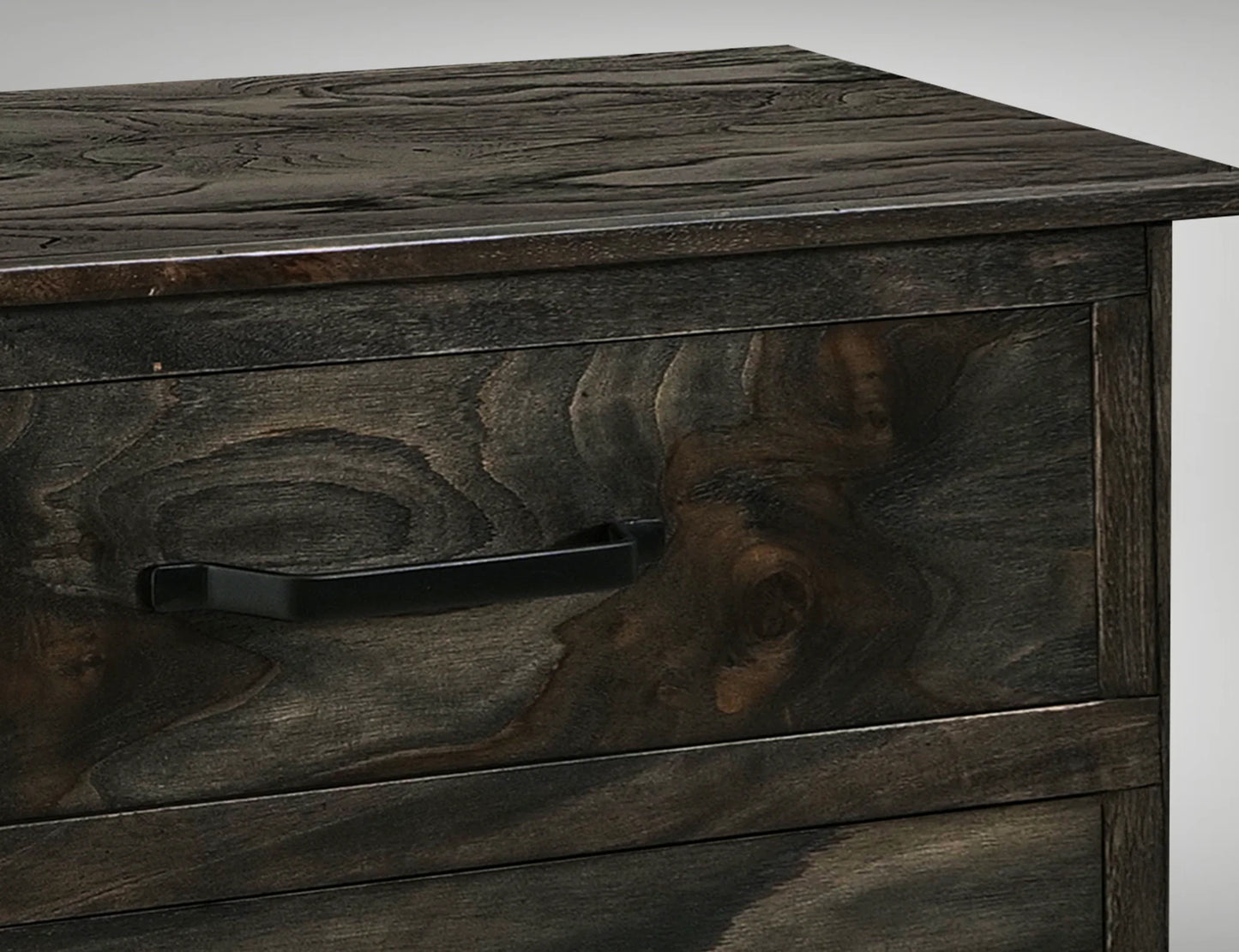Dark Teak - Chest - Oil Black