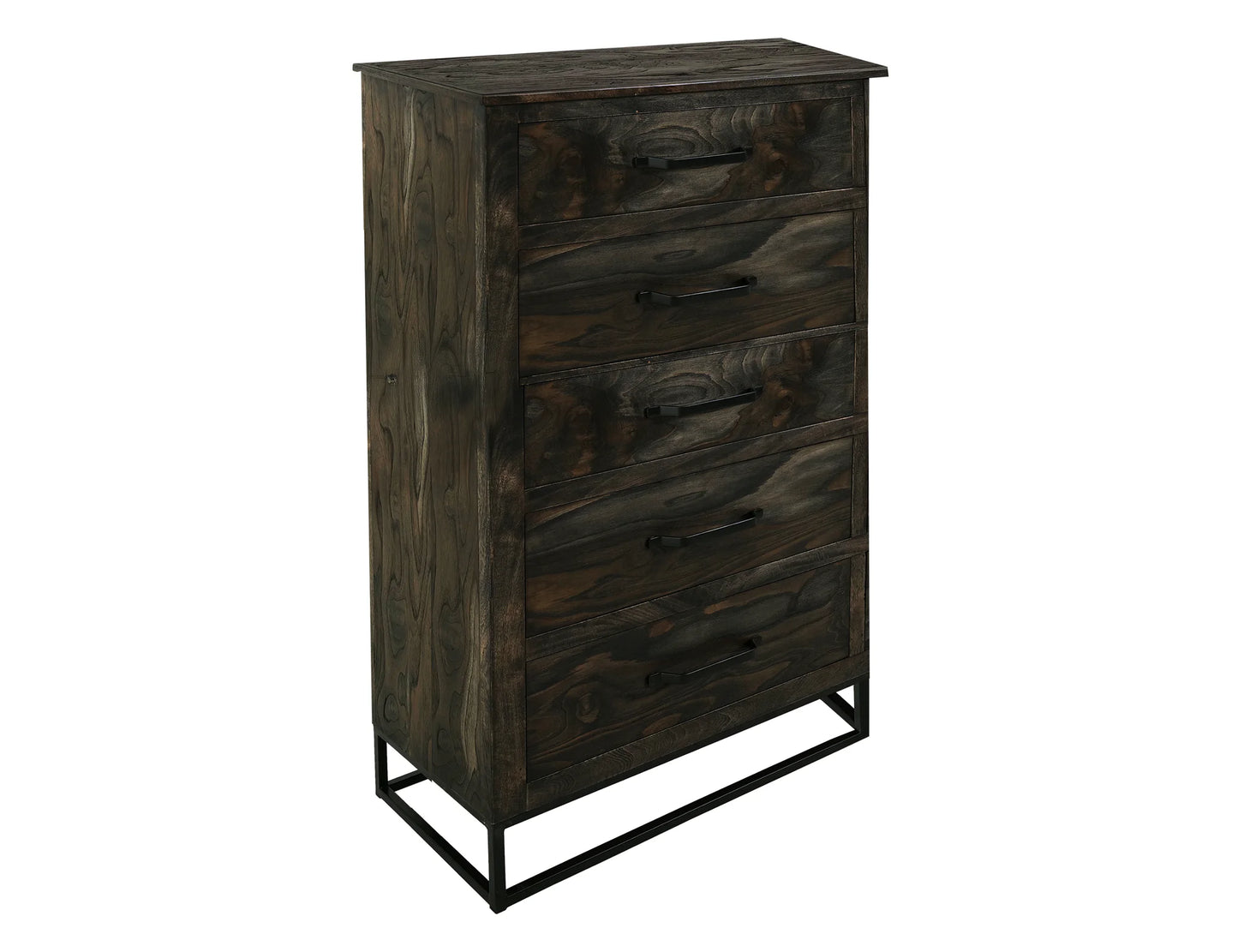 Dark Teak - Chest - Oil Black