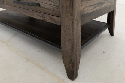 Dark Teak - Cocktail Table - Oil Black