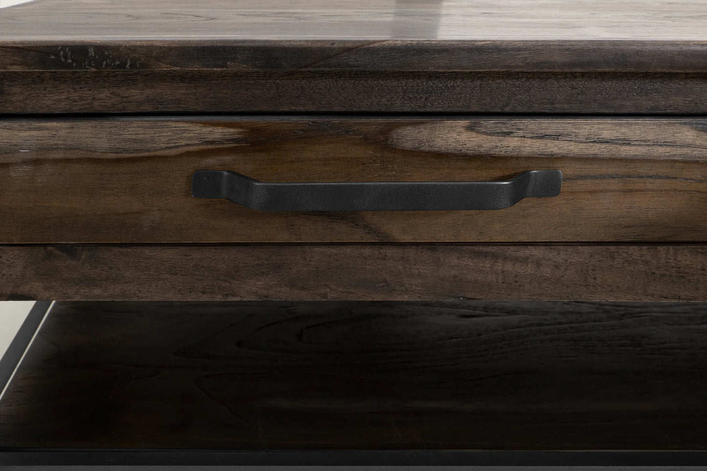 Dark Teak - Cocktail Table - Oil Black