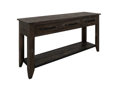 Dark Teak - Sofa Table - Oil Black