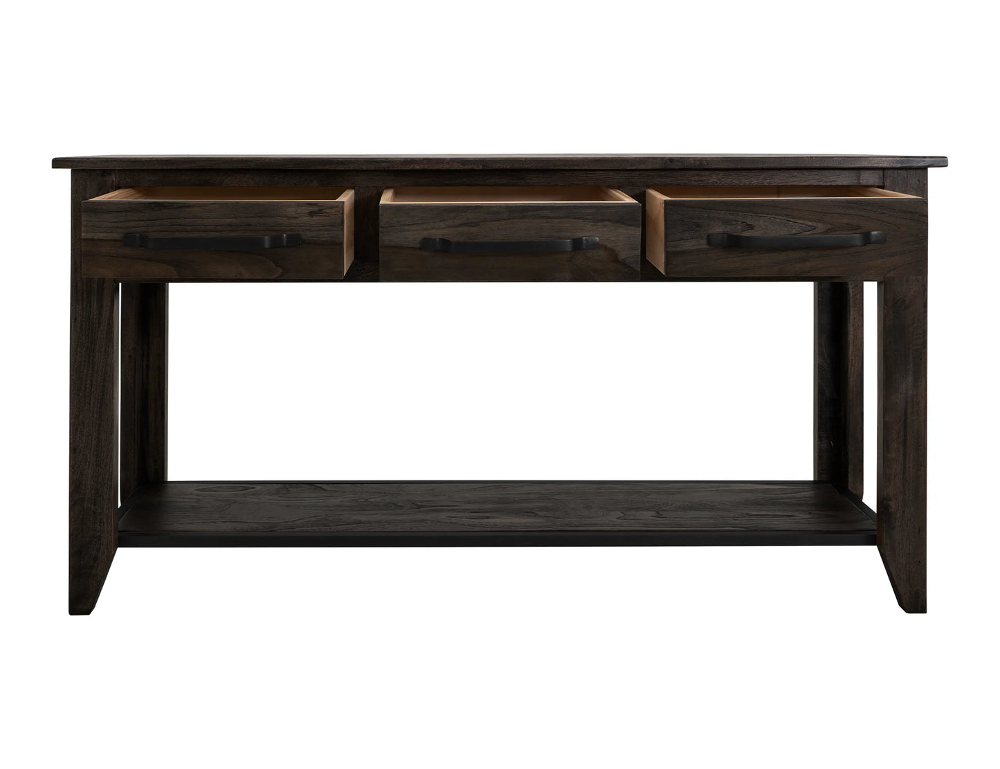 Dark Teak - Sofa Table - Oil Black