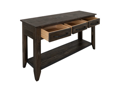 Dark Teak - Sofa Table - Oil Black