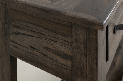 Dark Teak - Sofa Table - Oil Black