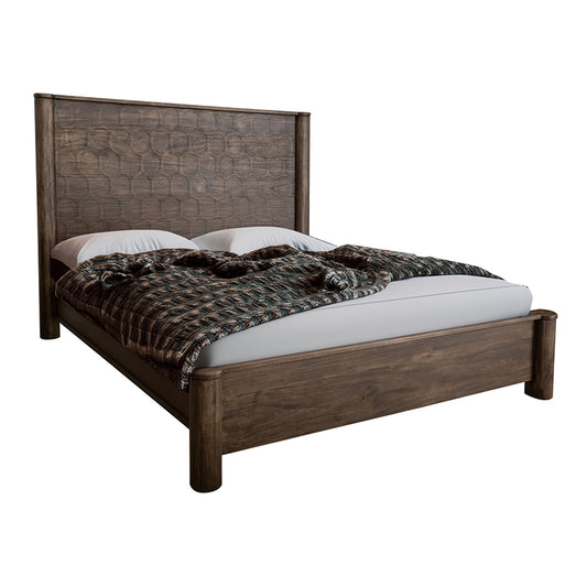 Oregon Ranch - King Bed - Dark Brown