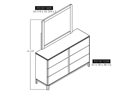 Santa Rosa - Dresser - Hazelnut