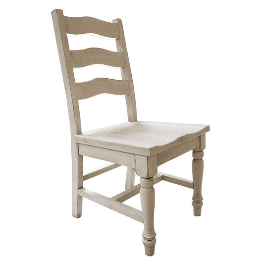 Rock Valley - Chair With Wood Seat (Set of 2) - Off White