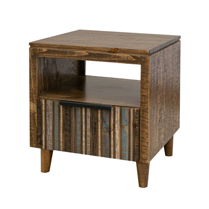 Tiza - End Table - Peanut Brown