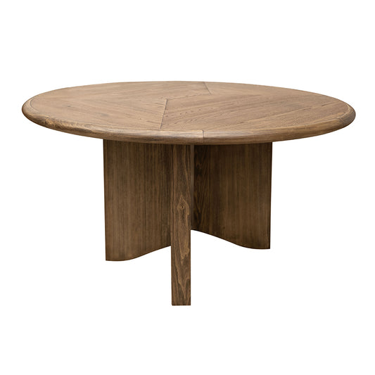 Novus Lodge - Round Table - Walnut Brown