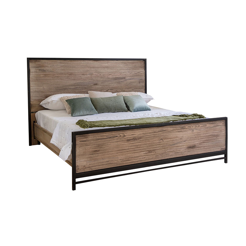 Blacksmith - Queen Bed - Light Brown