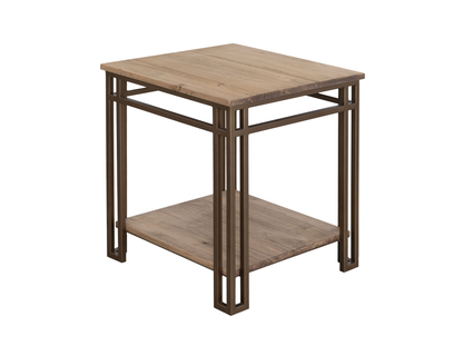 Limestone - End Table - Brown