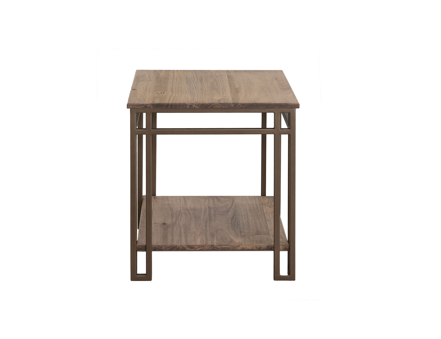 Limestone - End Table - Brown