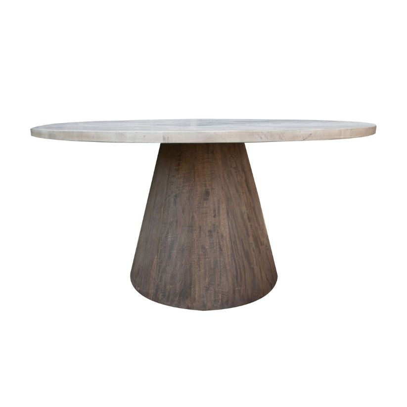 Sahara - Round Dining Table - White