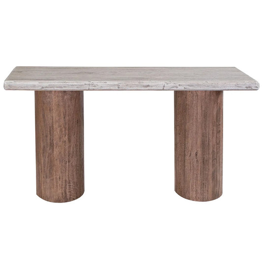 Sahara - Sofa Table - Light Cream / Brown Caramel