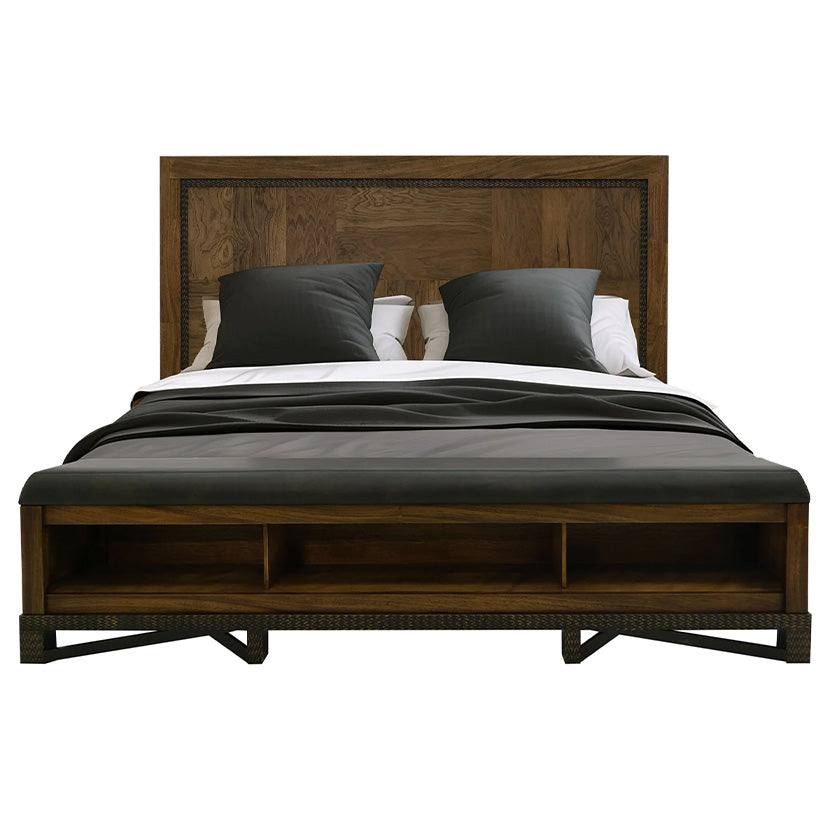 Walnut - King Bed - Walnut Brown