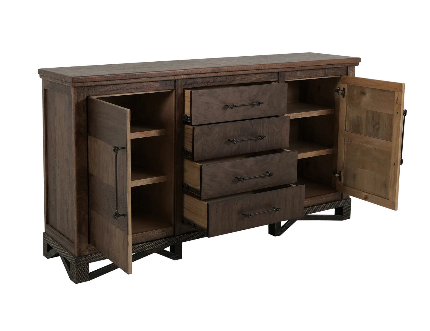 Walnut - Console - Peanut Brown