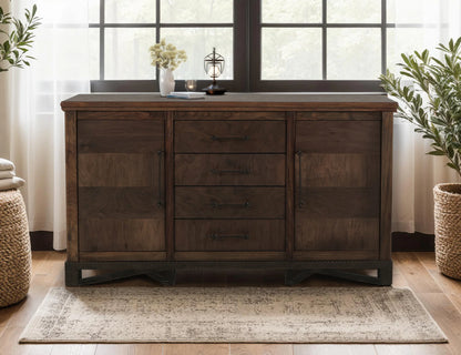Walnut - Console - Peanut Brown