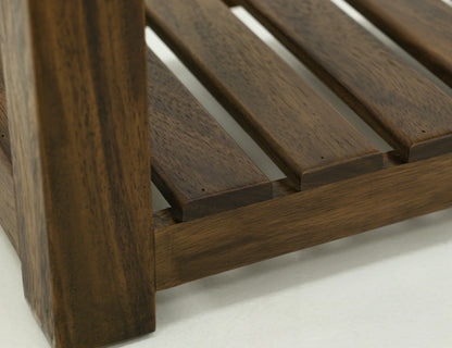 Walnut - 1 Drawer End Table - Walnut Brown