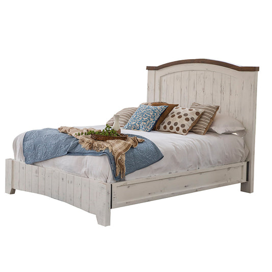 Pueblo White - California King Bed - White