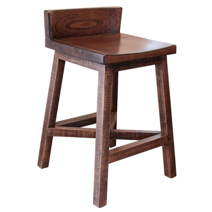 Pueblo - 24" Stool - Dep Brown