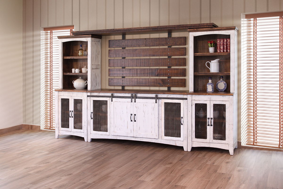 Pueblo White - Wall Unit - White