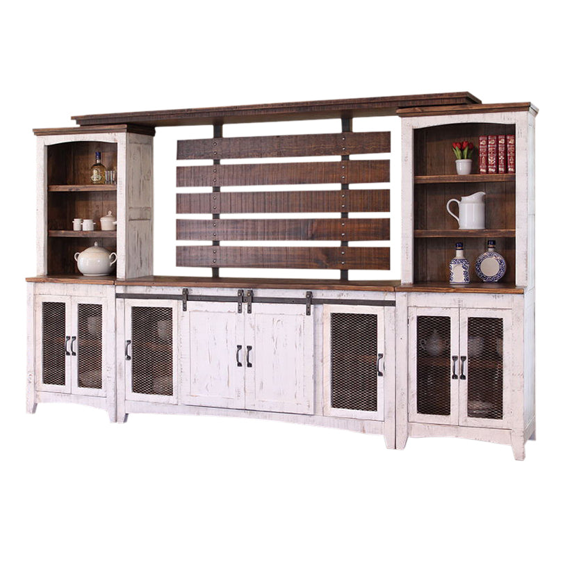 Pueblo White - Wall Unit - White