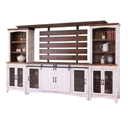 Pueblo White - Wall Unit - White