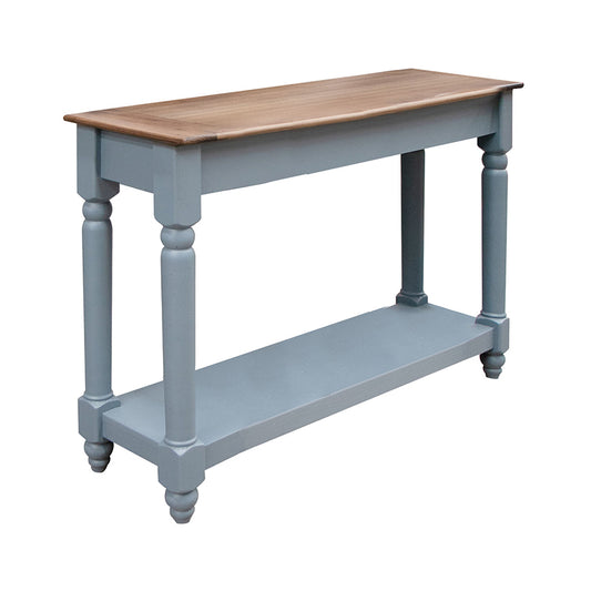 Tiffany - Sofa Table - Blue / Brown