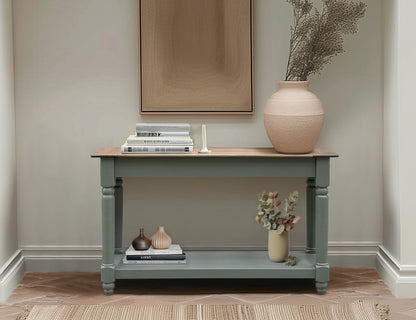 Tiffany - Sofa Table - Green / Brown