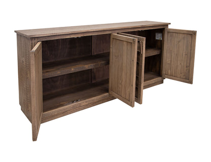 London - 4 Door Console - Walnut Brown