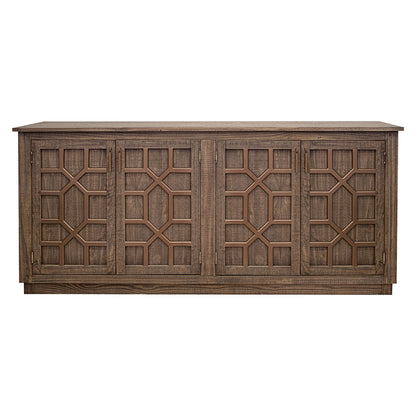 London - 4 Door Console - Walnut Brown